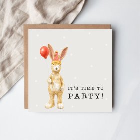 Mark every special moment with Jasper Rabbit and a colourful balloon