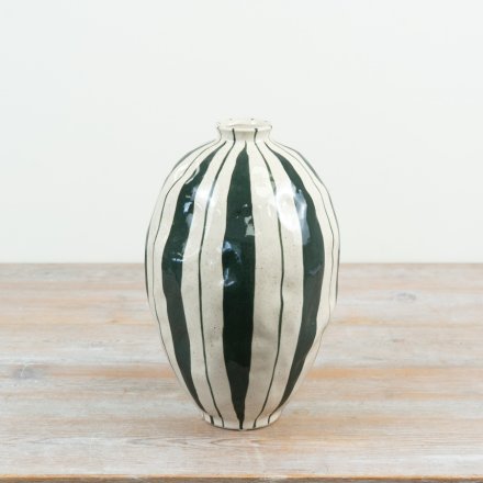Stripped Vase, 29.5cm 