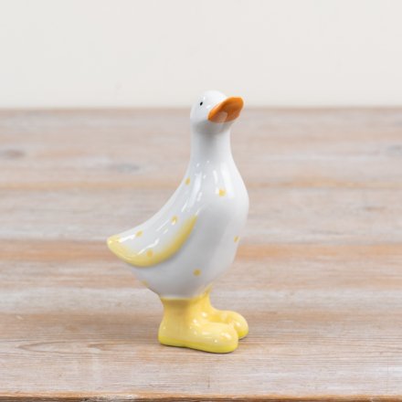 Yellow Duck Ornament, 14.5cm 