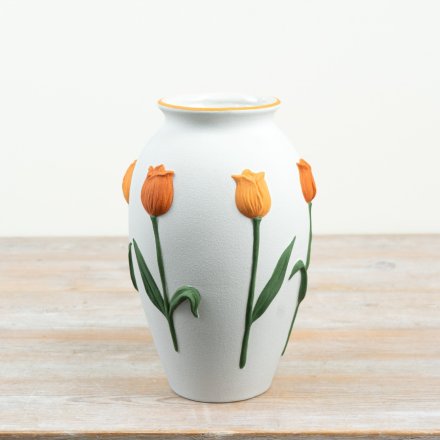 Three-Dimensional Tulip-Shaped Vase, 26.8cm 