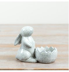 delightful bunny-shaped tea light holder to add a gentle glow to any room