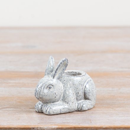Bunny Taper Candle Holder, 9cm