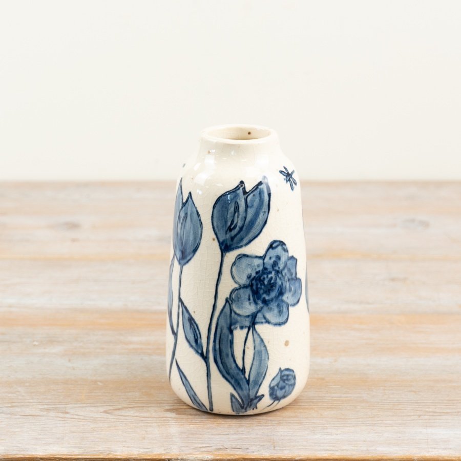 Elsie Hand Painted Vase, 17.5cm
