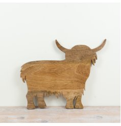 Robust and stylish wooden chopping board with a sleek, polished surface