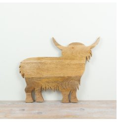 elegant cow silhouette chopping and cutting board for your kitchen