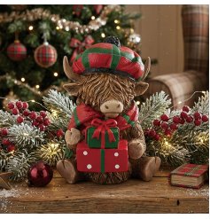 a. charming highland cow ornament 