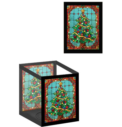 Infuse your home with festive warmth using our stylish Christmas Tree Tea Light Holder