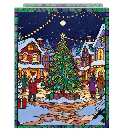 Ideal for brightening shelves, mantels, tables or adding a warm glow as a winter nightlight
