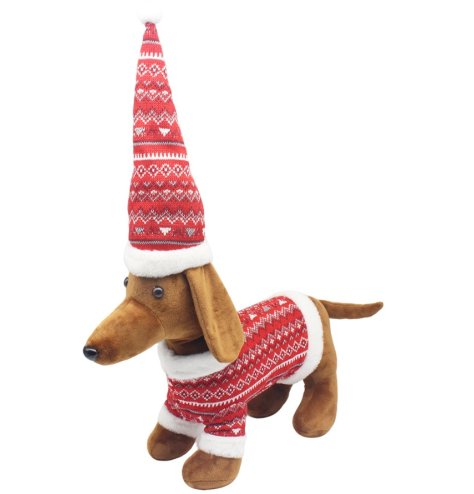 a delightful dachshund ornament perfect for festive cheer