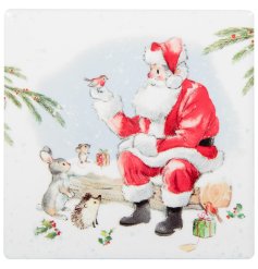 a charming festive coaster 