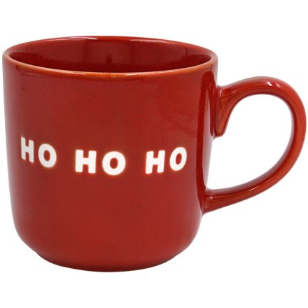 Festive 'Ho Ho Ho' Mug, 14cm