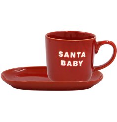 add some festive fun with this all in one santa baby snack set 
