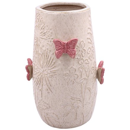 26cm Butterflies Vase