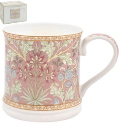 Delight in pastel elegance with this charming Hyacinth mug