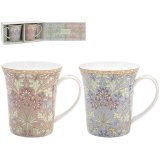 Elegant pastel hyacinth mugs in a giftboxed set perfect for your daily brew