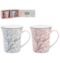 Elegant pastel mugs in blue and pink, perfect for cosy moments and thoughtful gifting
