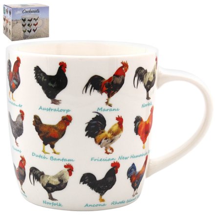 Cockerel Mug, 12cm 