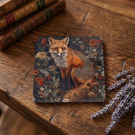 William Morris Fox Coaster, 10cm 