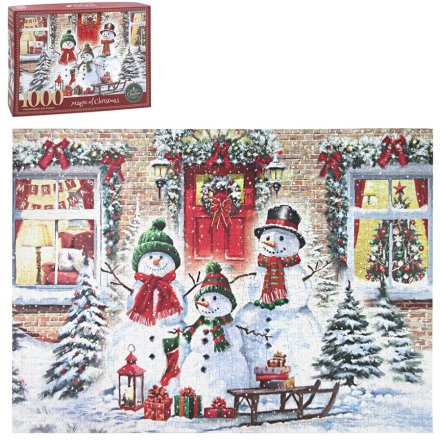 Snowmen 1000-Piece Puzzle