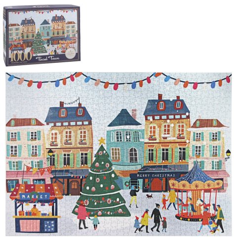 a festive jigsaw puyzzle