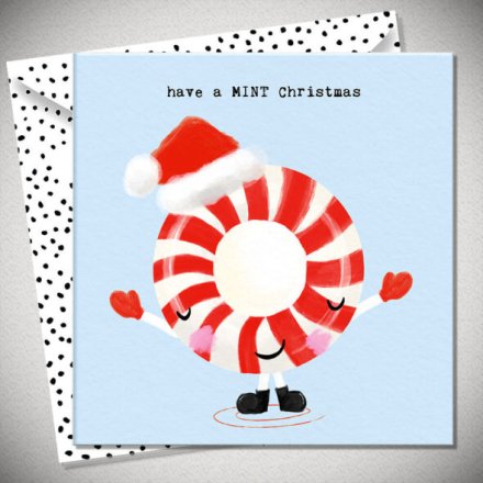 Have a MINT Christmas Card, 15cm 