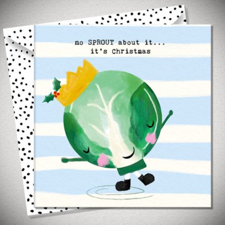 Spout Christmas Card, 15cm 