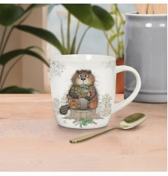 Bring warmth and whimsy to your tea breaks with the delightful Barry Beaver Mug