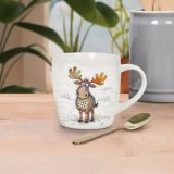Start your day with the cheerful charm of the Maxi Moose Mug by Bug Art