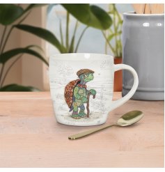 sip your favourite hot drink in style with his bug art mug 