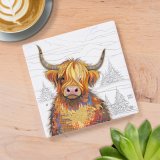 a charming coaster from the bug art 