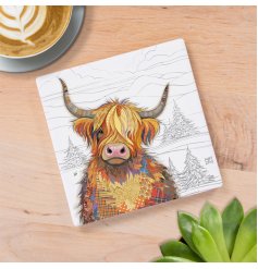 a charming coaster from the bug art 
