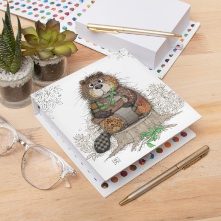 Bug Art Barry Beaver Memo Pad 