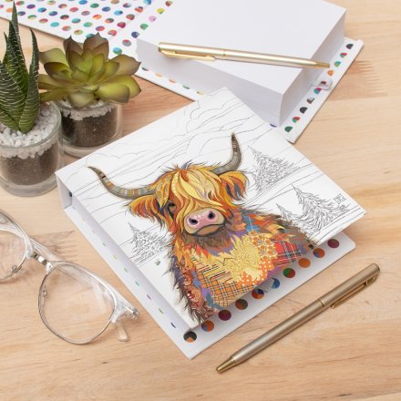 Cameron Highland Cow Notepad