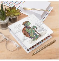 Brighten your note-taking with the charming Theodore Tortoise notepad