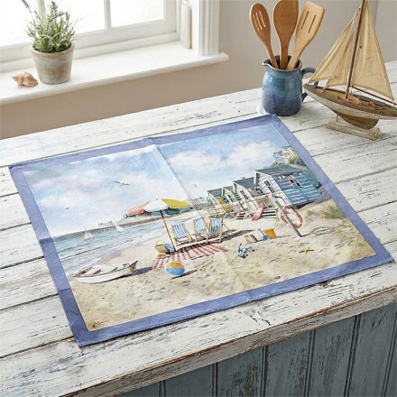 Sand Beach Cotton Tea Towel 70cm