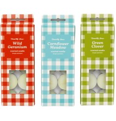Add a cosy, radiant touch with delightful summer house tealights ideal for every setting