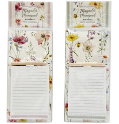 Brighten up your space with these vibrant and practical spring magnet memo pads