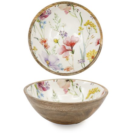 17.5cm Spring Enamel Bowl, 2/A 