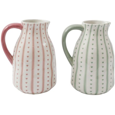 2/A Spring Print Vase, 18cm 