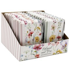 Add a splash of springtime cheer to your workspace with this lovely notebook and pen duo