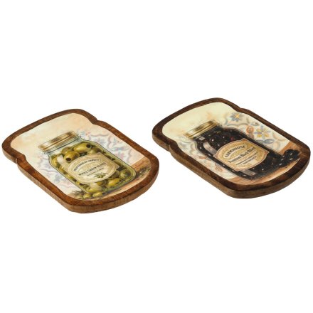 2/A Olive Jar Enamel Serving Platter, 24cm