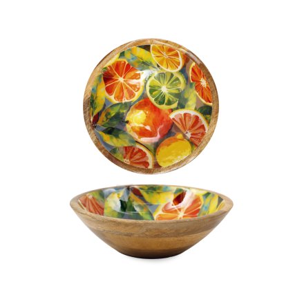 25cm Citrus Enamel Bowl