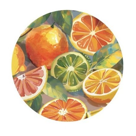 11cm Citrus-Themed Enamel Bowl