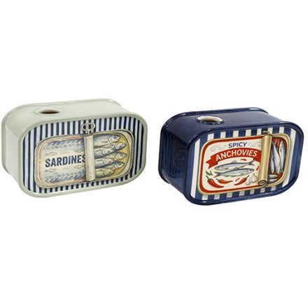 2/A Sardines Ceramic Vase, 17.5cm