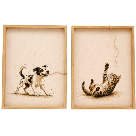 2/A Cat/dog String Art, 42cm 