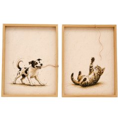 Charming cat and dog string art to brighten your walls with warmth and style