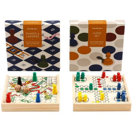 2/A Mini Ludo/Snakes & Ladders, 15cm 