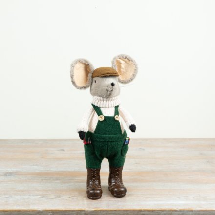 an endearing dressed mouse figure for your home