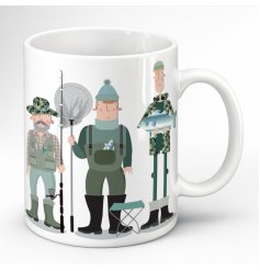 Savour your favourite drink with the charming Pink Pig Fishermen Mug, inspired by coastal life