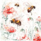 A charming floral and bees design to brighten any occasion